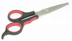 Хелло пет (Hello pet) ножницы 15,5 см для стрижки морды с закругленными концами (полотно 4,5 см)