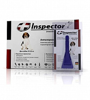 I204 Inspector инсекто-акарицидные капли от всех паразитов для собак от 10 до 25 кг