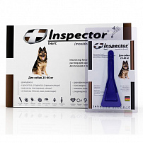 I205 Inspector инсекто-акарицидные капли от всех паразитов для собак от 25 до 40 кг