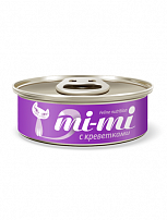 Ми-Ми (Mi-Mi) консервы для кошек и котят кусочки тунца с креветками в желе 80 г