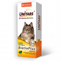 Unitabs BiotinPlus паста Юнитабс с биотином и таурином для кошек 150 мл