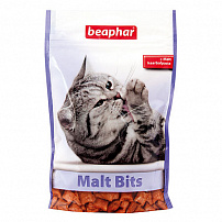 BEAPHAR Malt-Bits 35 г 75 шт подушечки для кошек с мальт-пастой