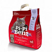 Pi-Pi Bent Нежный прованс 5 кг комкующийся наполнитель для кошачьих туалетов крафтовй пакет 1х4шт
