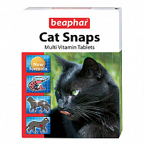 BEAPHAR Cat snaps 75 таблеток комплексная пищевая добавка для кошек