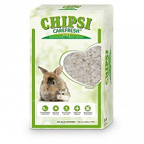 CHIPSI CAREFRESH Pure White 10 л белый бумажный наполнитель для мелких домашних животных и птиц