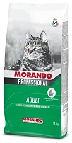 10527/287 Morando Professional Gatto Сухой корм для взрослых кошек Микс с овощами, 15 кг