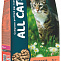 ALL CATS полнорационный сухой корм для взрослых кошек говядина и овощи 13 кг