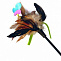 GiGwi (Гигви) дразнилка для кошек с бабочкой с натуральными некрашеными перьями
