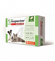 INSPECTOR Quadro Tabs 2-8 кг таблетка от внешних и внутренних паразитов для кошек и собак