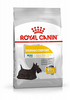 ROYAL CANIN MINI DERMACOMFORT 1 кг ветеринарная диета для собак с раздраженной и зудящей кожей 1х8