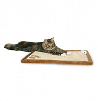 Trixie (Трикси) когтеточка-коврик для кошек коричневая, сизаль с плюшем 55*35 см