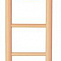 Trixie (Трикси) игрушка для птиц Лестница деревянная  8 шагов, 36 см