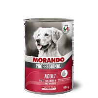 9893/311 Morando Professional Консервированный корм для собак паштет с уткой, 400г, жб *24