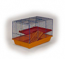 Клетка для грызунов 2-х этажная  36 * 24 * 27 см