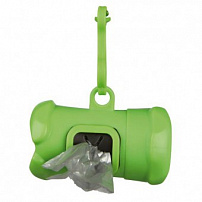 TRIXIE Контейнер пластиковый для уборочных пакетов за животными с 15 пакетами, 3л