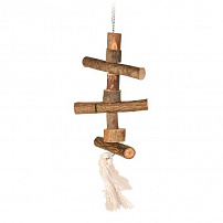 Trixie (Трикси) игрушка деревянная для попугая на цепочке 40 см