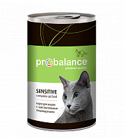 Probalance sensitive консервы для кошек с чувствительным пищеварением 415 г