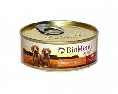 Biomenu (био меню) adult консервы для собак мясное ассорти 95%-мясо 100 г