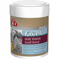 8 IN 1 Excel Multi Vit - Small Breed 70 таб комплексная мультивитаминная добавка для мелких пород собак