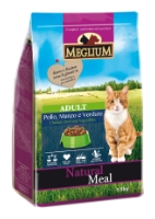 MEGLIUM ADULT 1,5 кг корм для кошек говядина, курица, овощи