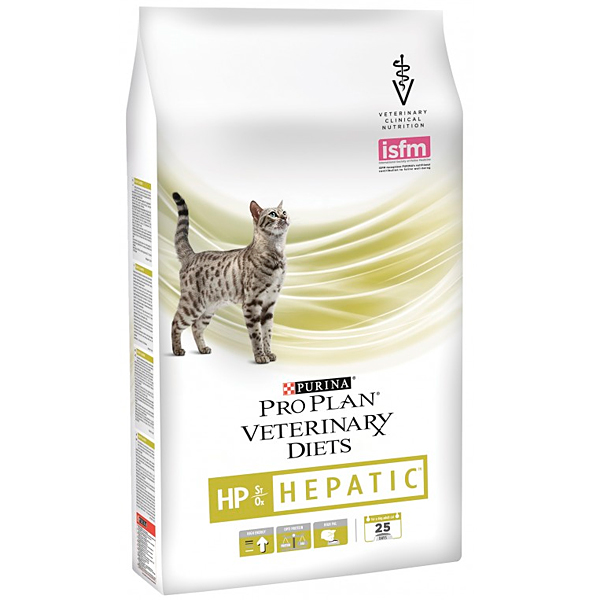 Pro Plan Veterinary Diets HP Hepatic корм для кошек при заболеваниях печени, 1,5 кг