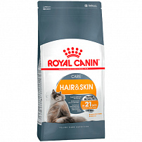 ROYAL CANIN HAIR & SKIN CARE 2 кг корм для взрослых кошек в целях поддержания здоровья кожи и шерсти