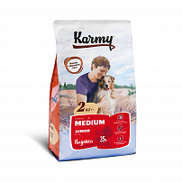 Karmy медиум юниор сухой корм для щенков средних пород индейка 2 кг
