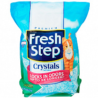 FRESH STEP Crystals 3,62 кг впитывающий силикагелевый наполнитель для кошачьих туалетов