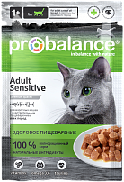 ProBalance Sensitive Паучи для кошек с чувствительным пищеварением  25 шт по 85 г