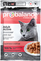 ProBalance Active Паучи для взрослых активных кошек 25 шт по 85 г