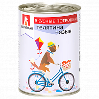 Зоогурман вкусные потрошки телятина язык 350 г Зоогурман вкусные потрошки телятина язык 350 г