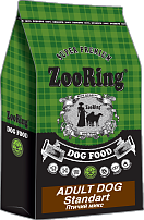 ZooRing Adult Dog 24/12 сухой корм для собак всех пород стандарт Птичий микс 10 кг
