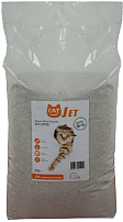 Наполнитель комкующийся CatJet для кошек, белый бентонит 0,60-2,38 мм 20 литров, Натуральный