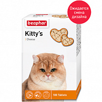 BEAPHAR Kitty`s Cheese 180 таблеток витаминизированное лакомство для кошек с сыром