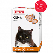 BEAPHAR Kitty`s Protein 180 таблеток витаминизированное лакомство для кошек с протеином