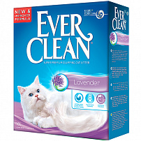 Ever Clean Lavender комкующийся наполнитель с ароматом лаванды для кошек 6 л