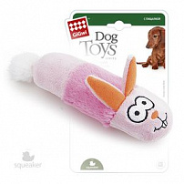 GiGwi (Гигви) игрушка для собак зайчик с пищалкой 15 см