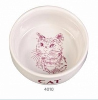 Trixie (Трикси) миска для кошек "Кошка", керамика 0,3 л 11 см