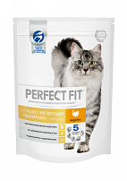 Перфикт Фит (Perfect fit) сухой корм для чувствительных кошек с индейкой 650 г