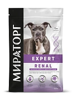 МИРАТОРГ Expert Renal 1,5 кг сухой корм для взрослых собак всех пород при заболеваниях почек 