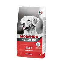9602/307 Morando Professional Cane Сухой корм для взрослых собак с говядиной, 4 кг *4