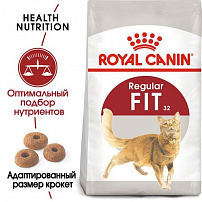 ROYAL CANIN FIT 32 400 г корм для взрослых кошек в возрасте от 1 до 7 лет 1х12
