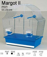 INTER-ZOO клетка для птиц margot 2 50,5 * 28 * 54 см