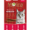Molina (Молина) лакомство для кошек жевательные колбаски говядина и печень 20 г