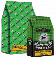 ZooRing UNIVERSAL ACTIVE DOG Утка и рис с глюкозамином и хондроитином 20кг ZooRing UNIVERSAL ACTIVE DOG Утка и рис с глюкозамином и хондроитином 20кг