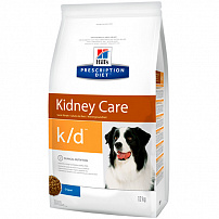 Хиллс (Hill's) prescription diet K/D canine renal helth dry сухой корм для собак лечение заболеваний почек 2 кг