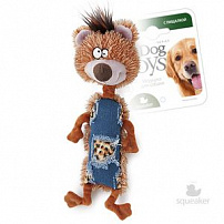GiGwi (Гигви) игрушка для собак медведь с пищалкой 33 см