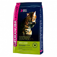EUKANUBA ADULT HAIRBALL INDOOR 2 кг сухой корм для взрослых кошек живущих в помещении и способствующий выведению шерсти с домашней птицей EUKANUBA ADULT HAIRBALL INDOOR 2 кг сухой корм для взрослых кошек живущих в помещении и способствующий выведению шерсти с домашней птицей