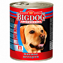 Корм для собак Зоогурман Big Dog мясное ассорти 9 шт по 850 г Корм для собак Зоогурман Big Dog мясное ассорти 9 шт по 850 г