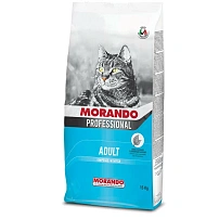 10530/291 Morando Professional Gatto Сухой корм для взрослых кошек с рыбой, 15 кг